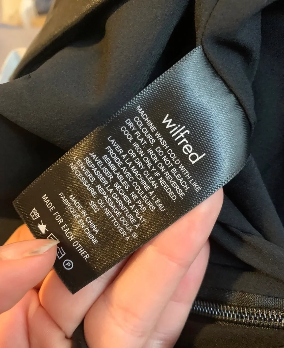 Aritzia Black Leather Mini Skirt - Image 7