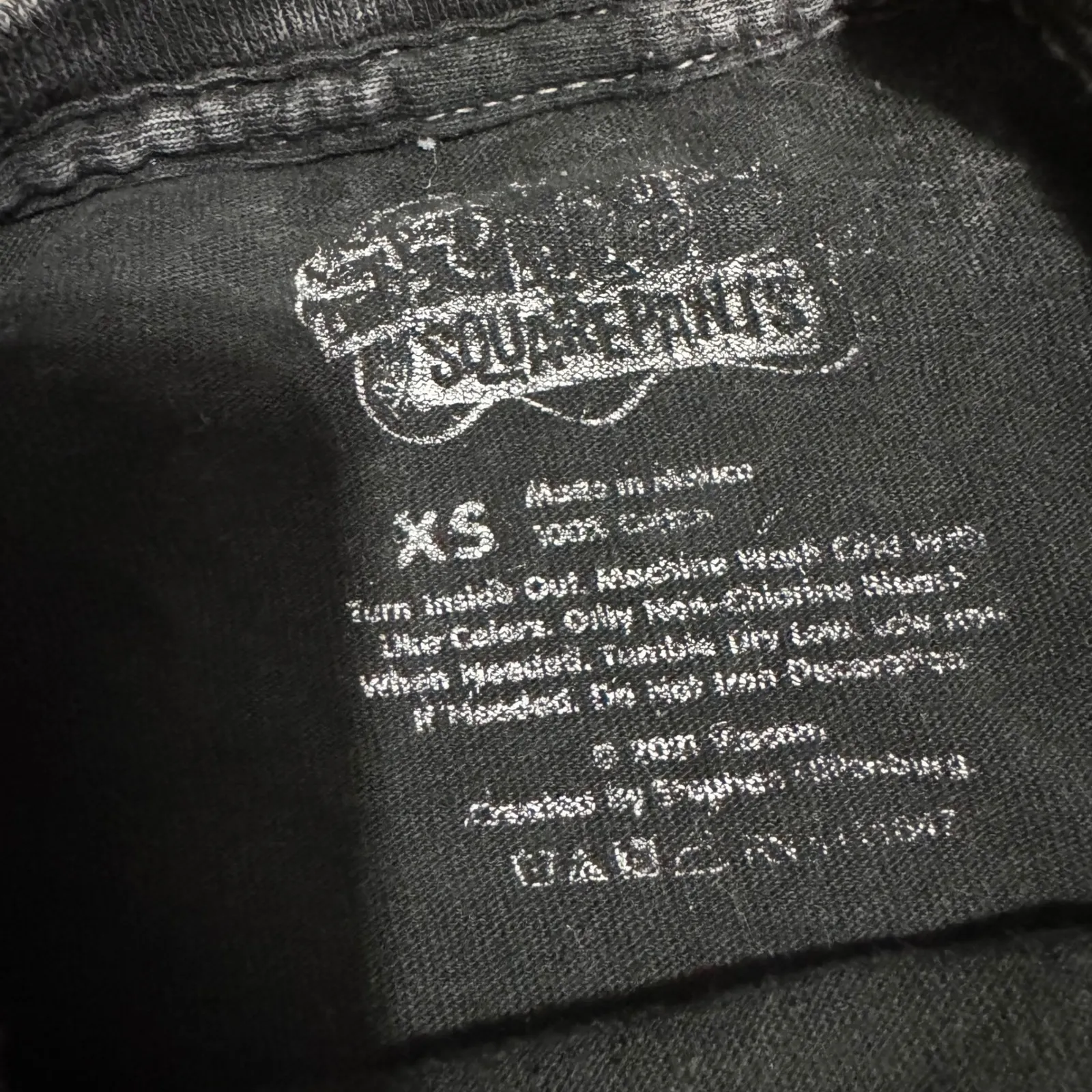 Spongebob Squarepants The Scream Art Crop Women Black T Shirt XS Graphic Tee - Image 10