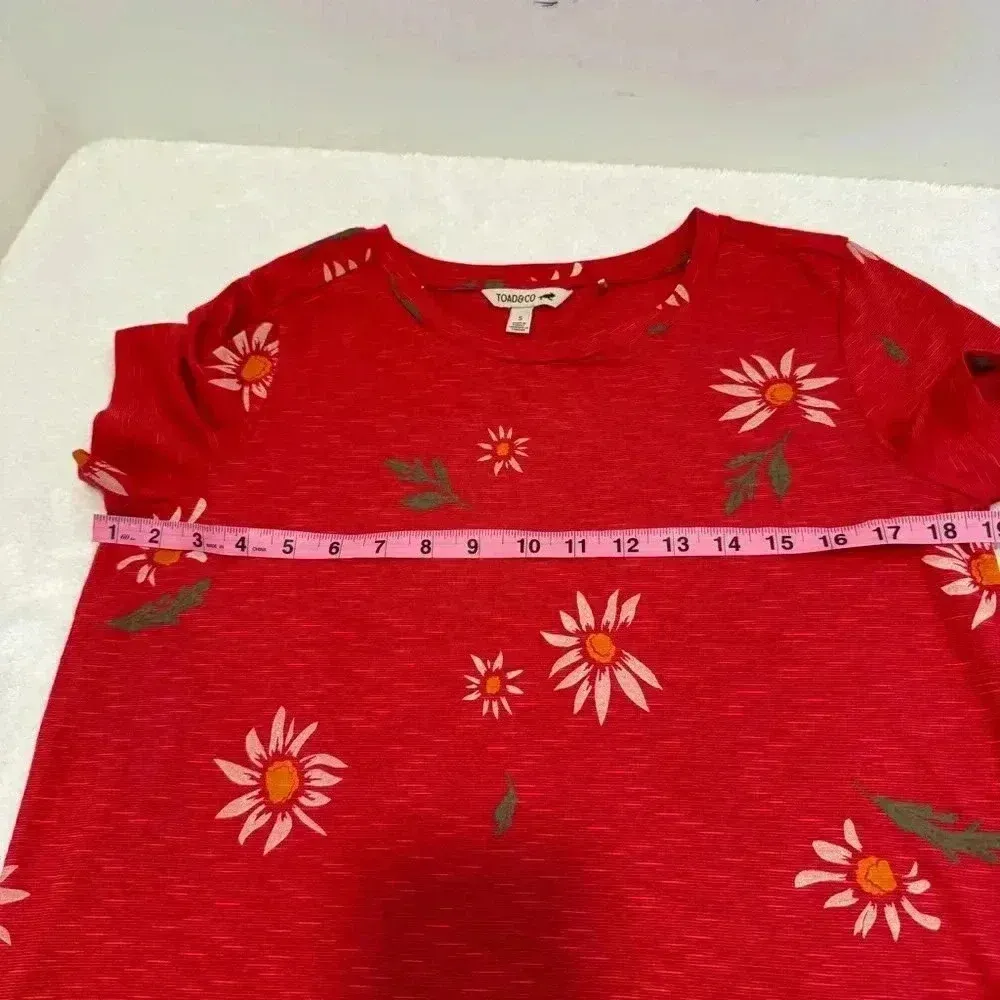 Toad & Co. Women's Windmere II SS Dress size s Red - Image 9