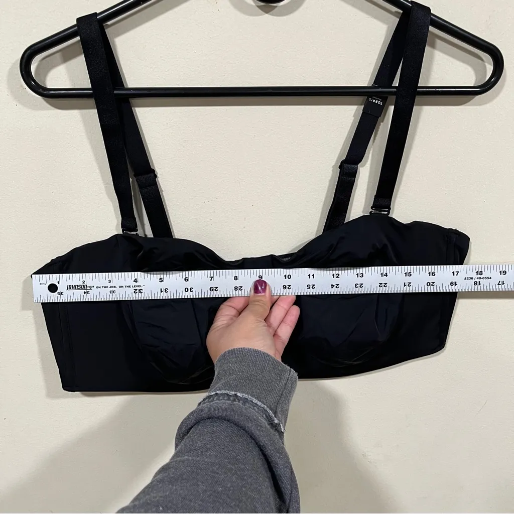 NWT Torrid black bra size 44DDD unlined could be strapless - Image 2