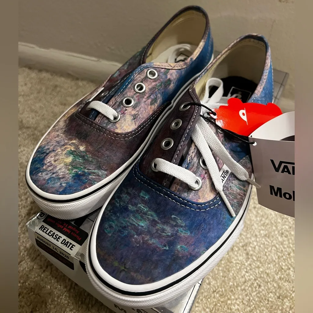 Vans X MoMA Claude Monet Authentic Sneaker (Women) - Image 8