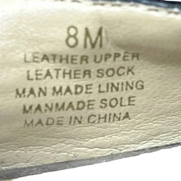 Antonio Melani Black Studded Ballet Flats‎ Loafers Suede Leather Women Size 8 - Image 10