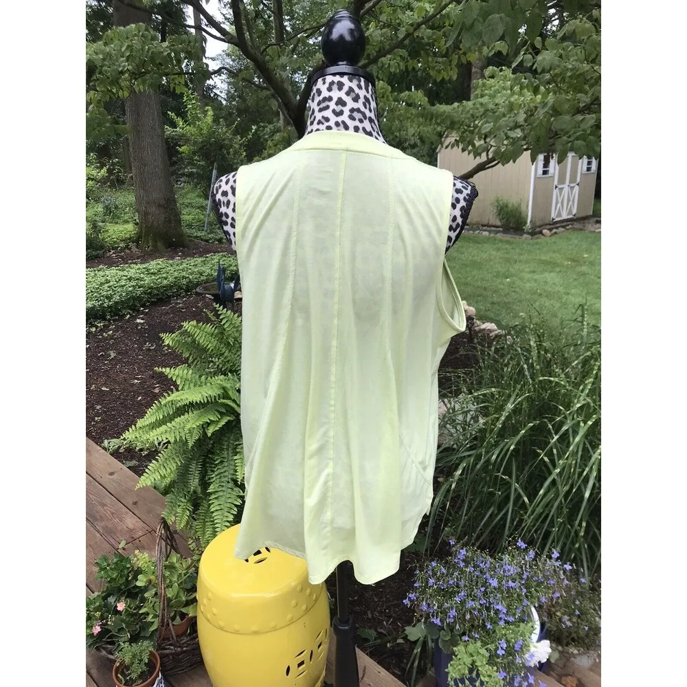 Tek Gear Tank Top Performance Hi-lo Drytek Green Performance Gear XL NWT - Image 2