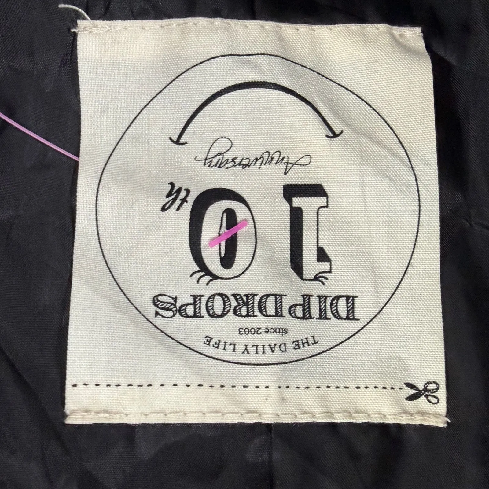 Dipdrops 10th Anniversary Stripe Jacket M Black White Gray Ombre Striped Japan Size M - Image 13