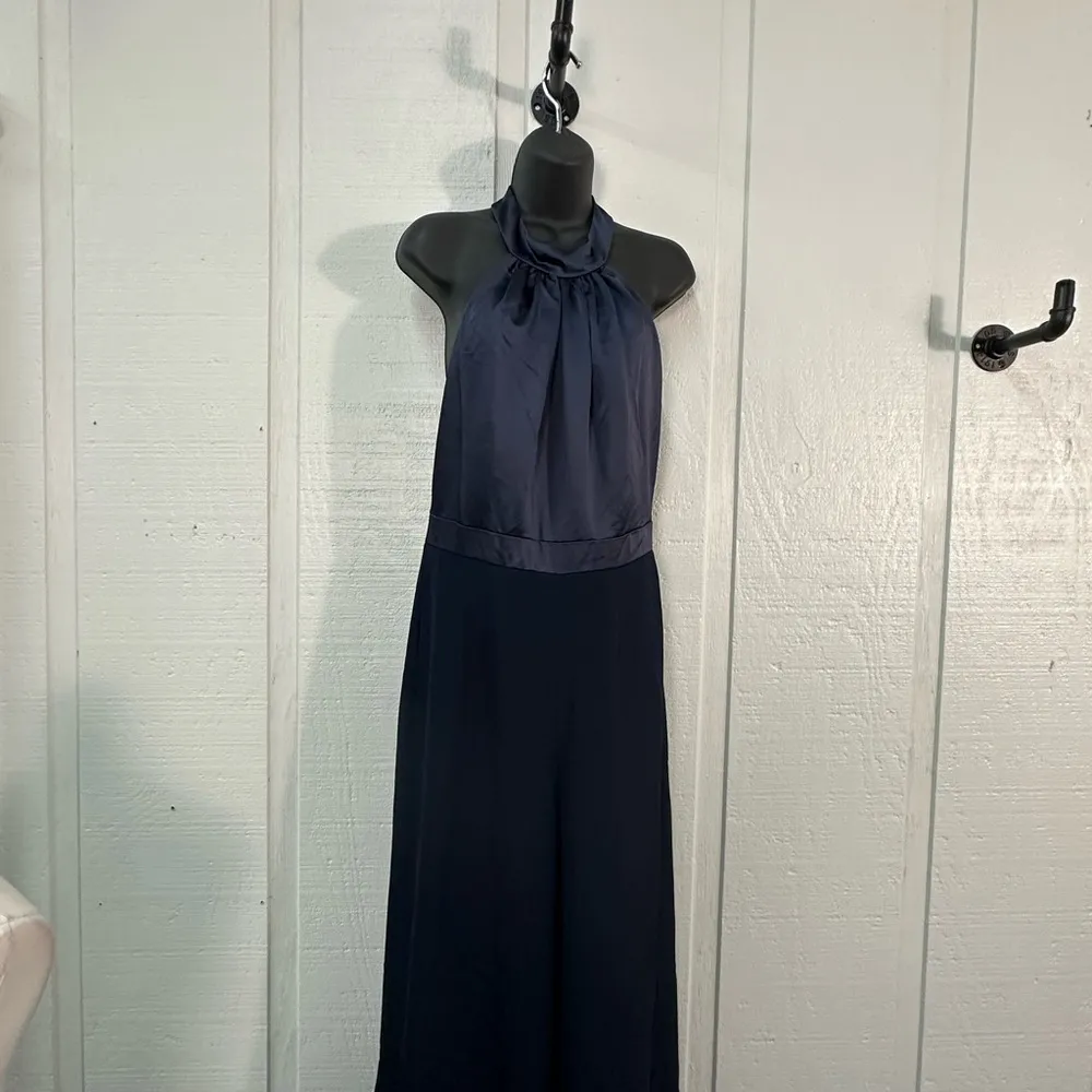 After Six Women’s Navy  Haltertop Pantsuit Size Small NW… - Image 10