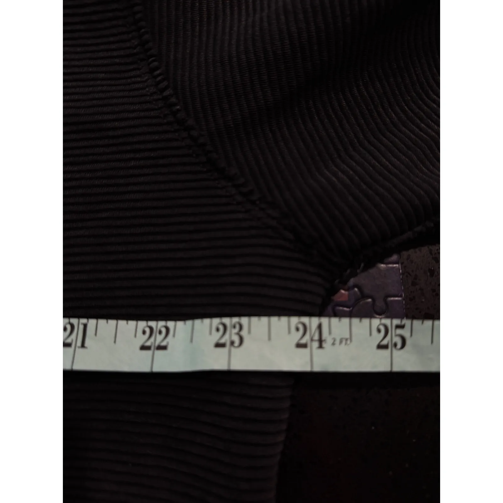 We The Free Black rib Long Sleeve Casual Crew Neck Top Women's XS - Image 5