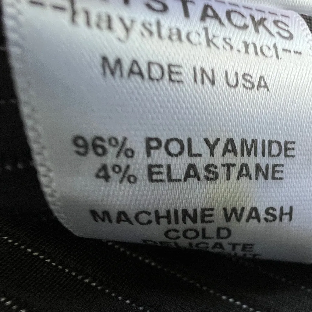 Haystacks Striped Open Vest Black Size undefined - Image 7