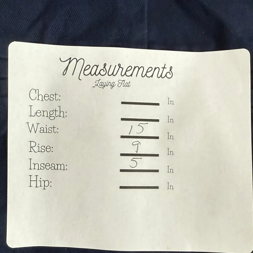 J. Crew Cotton Classic Chino Utility Flat Front Pocket Casual Shorts 4 Navy Blue - Image 8