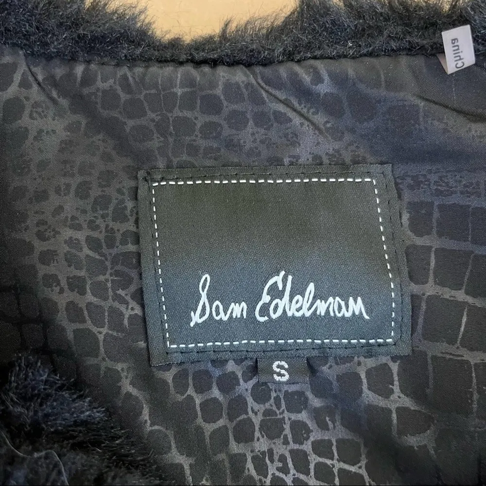 Sam Edelman Charlie Faux Fur/Leather Coat - Image 8