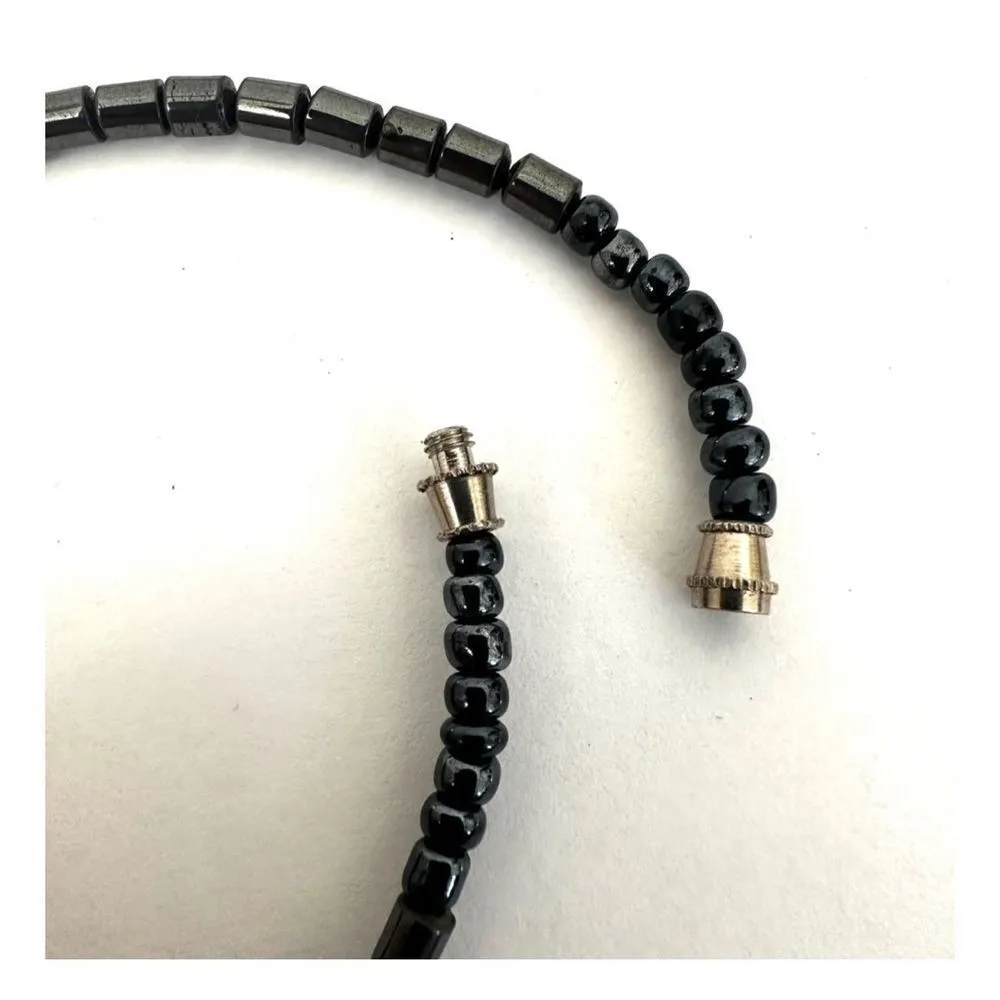 Hematite myan calendar pendant necklace - Image 6