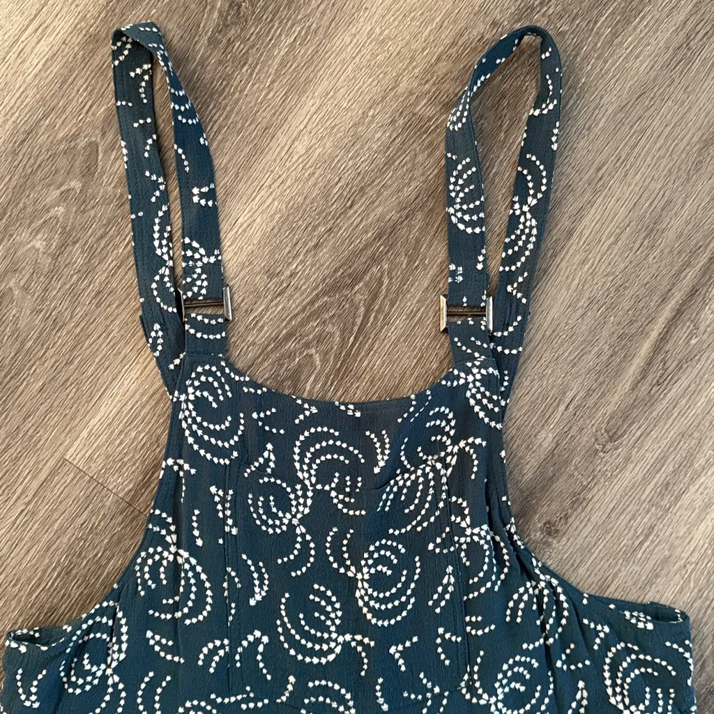 Maeve Tidal Jumpsuit Anthropologie Cropped Overalls Printed - Image 7