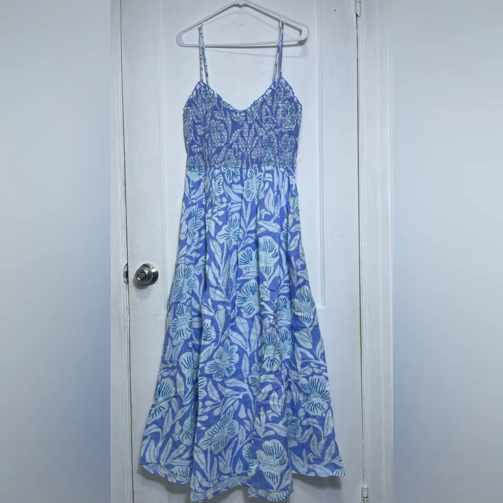 Free People
Women's Sweet Nothings Cotton Smocked Maxi Dress XL - Image 2