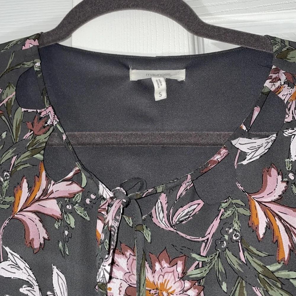 Grey floral dress - Image 2