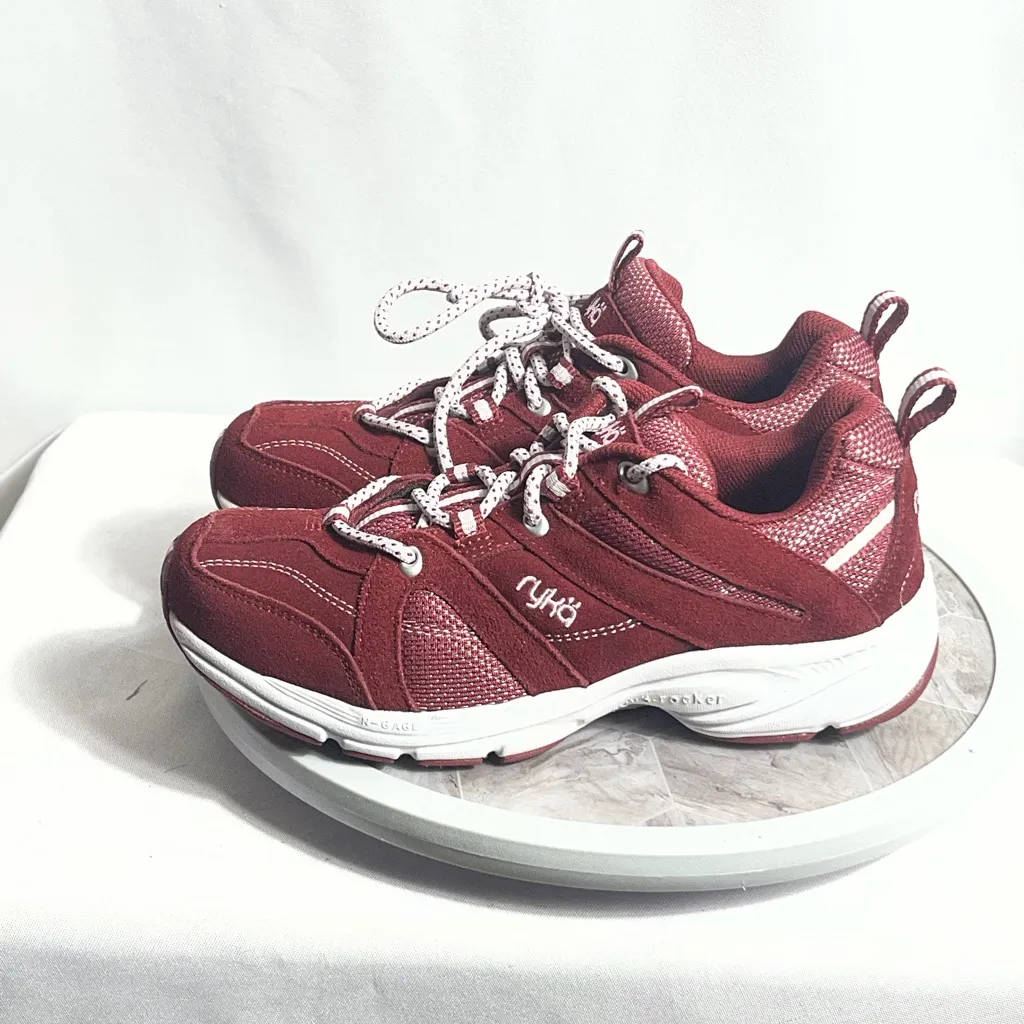 Ryka Women’s Walking Sneakers Burgundy Pink Athletic Shoes Size 7 With Box - Image 8