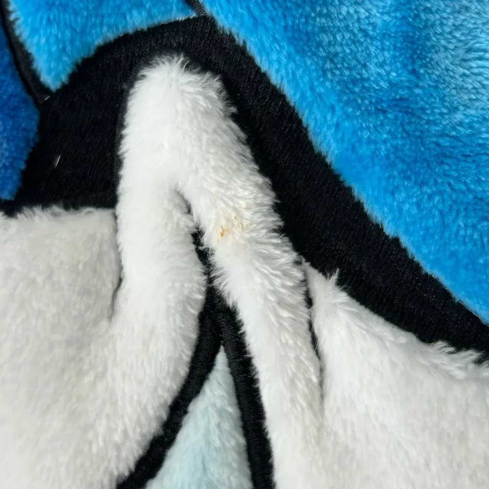 Disney  Embroidered Donald Duck Plush Fleece Pullover Sz S - Image 3