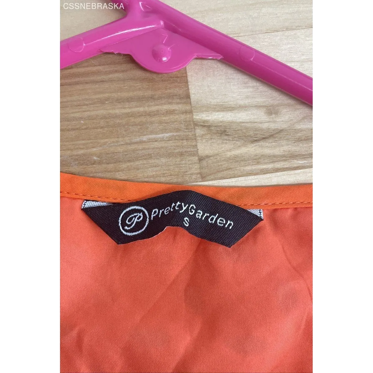 PrettyGarden Orange Womens Dress - Size S - Image 6
