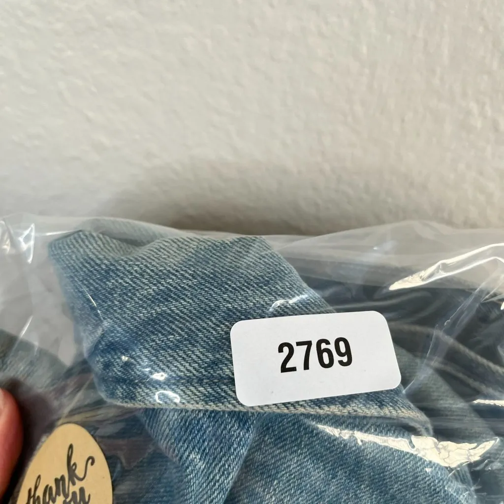 Levis Womens Blue Denim Fall Trucker Jean Jacket Medium pc9-70270-0073 Masc - Image 15