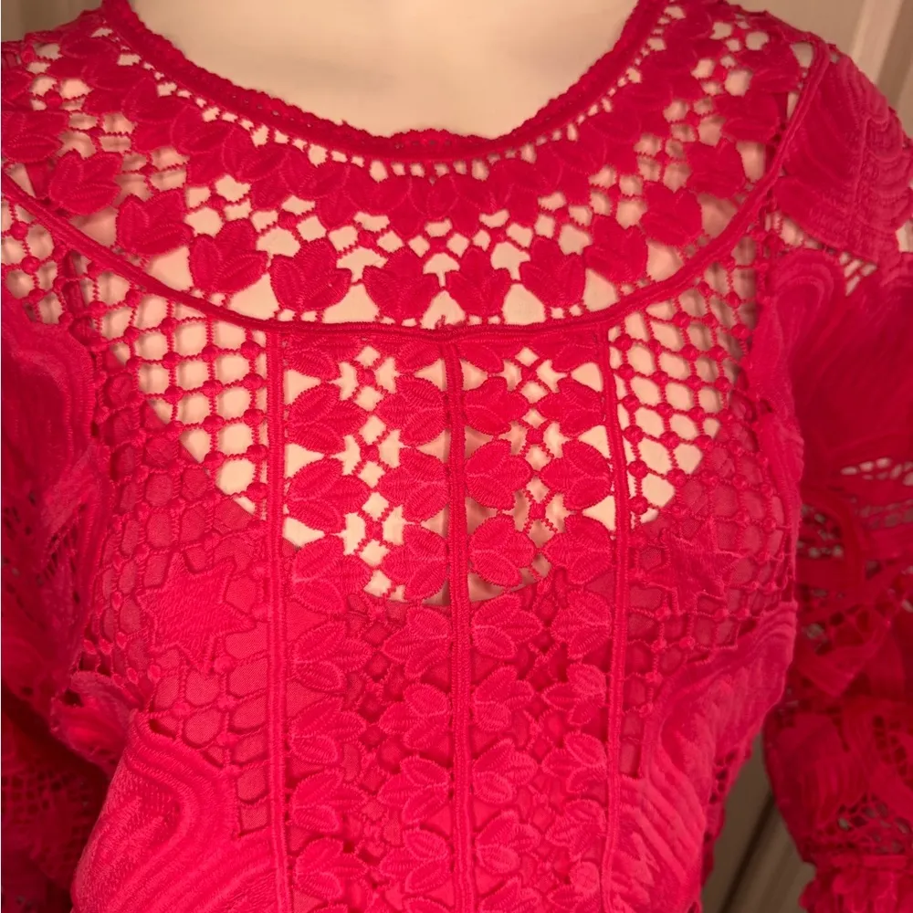 Pink Lace Women's Top - Image 6
