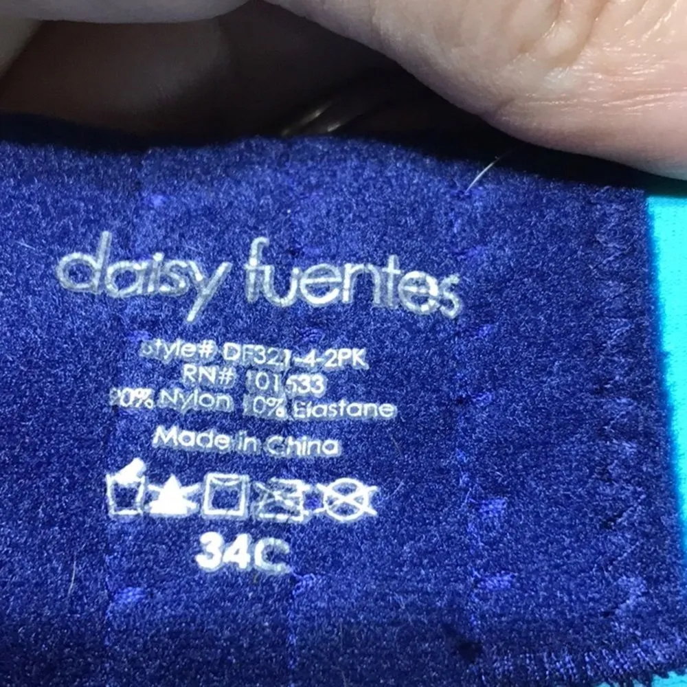 Daisy Fuentes | Navy Bra | Size 34C - Image 13