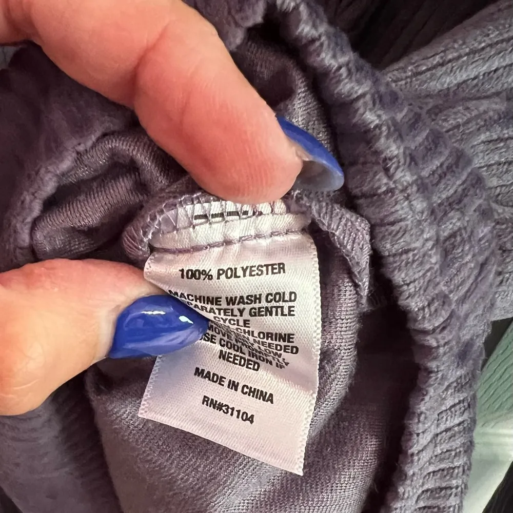 True Craft Purple soft faux suede oversized shacket shirt size M - Image 4