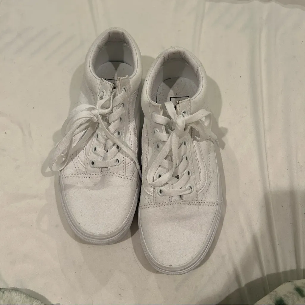 Vans Old Skool White Sneakers - Image 8