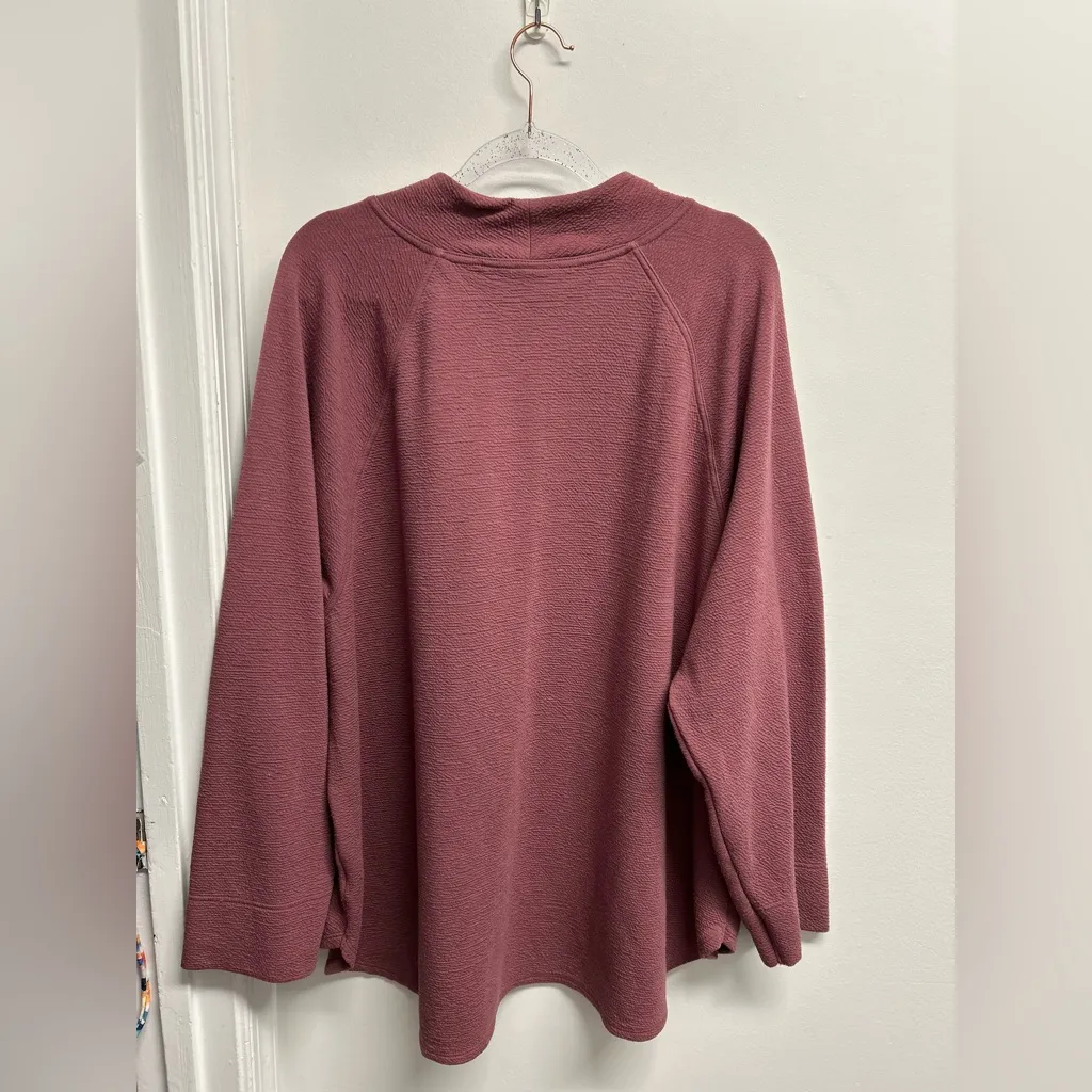 Cozy Rose Long Sleeve Tunic Sweater - Image 2