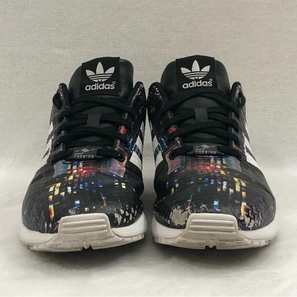 Adidas ZX FLUX TOKYO CITYSCAPE Running 8000 TORSION Boost Gym Shoes Womens 8.5. - Image 4