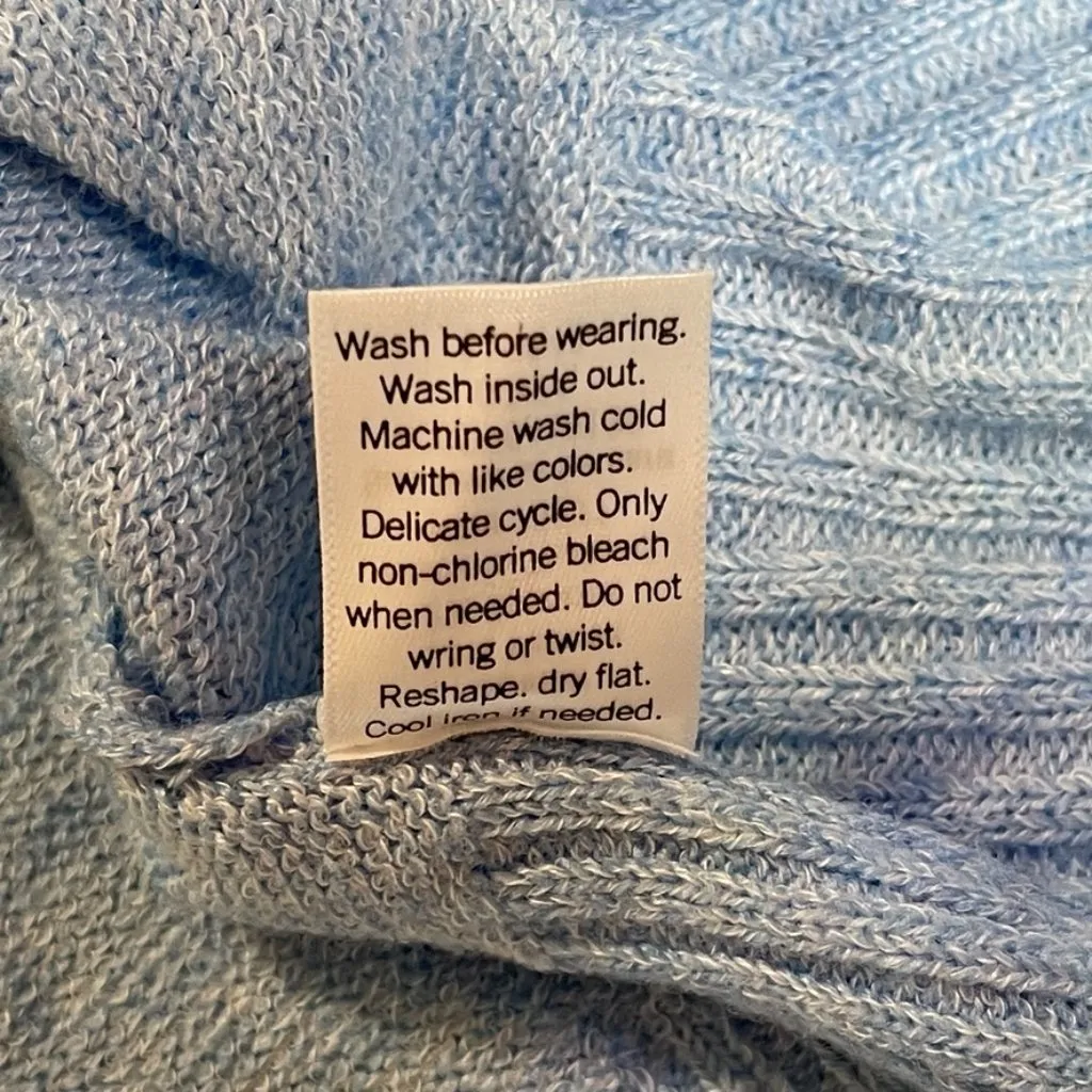 Sonoma Blue Lightweight Pullover Crewneck Sweater - Small - Image 6