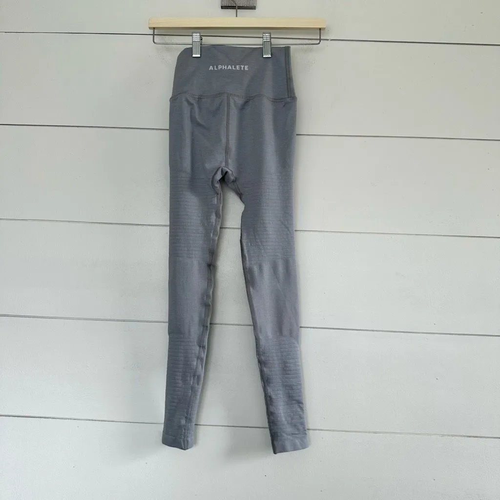 Alphalete Women’s Small Gray Revival Leggings - Image 2