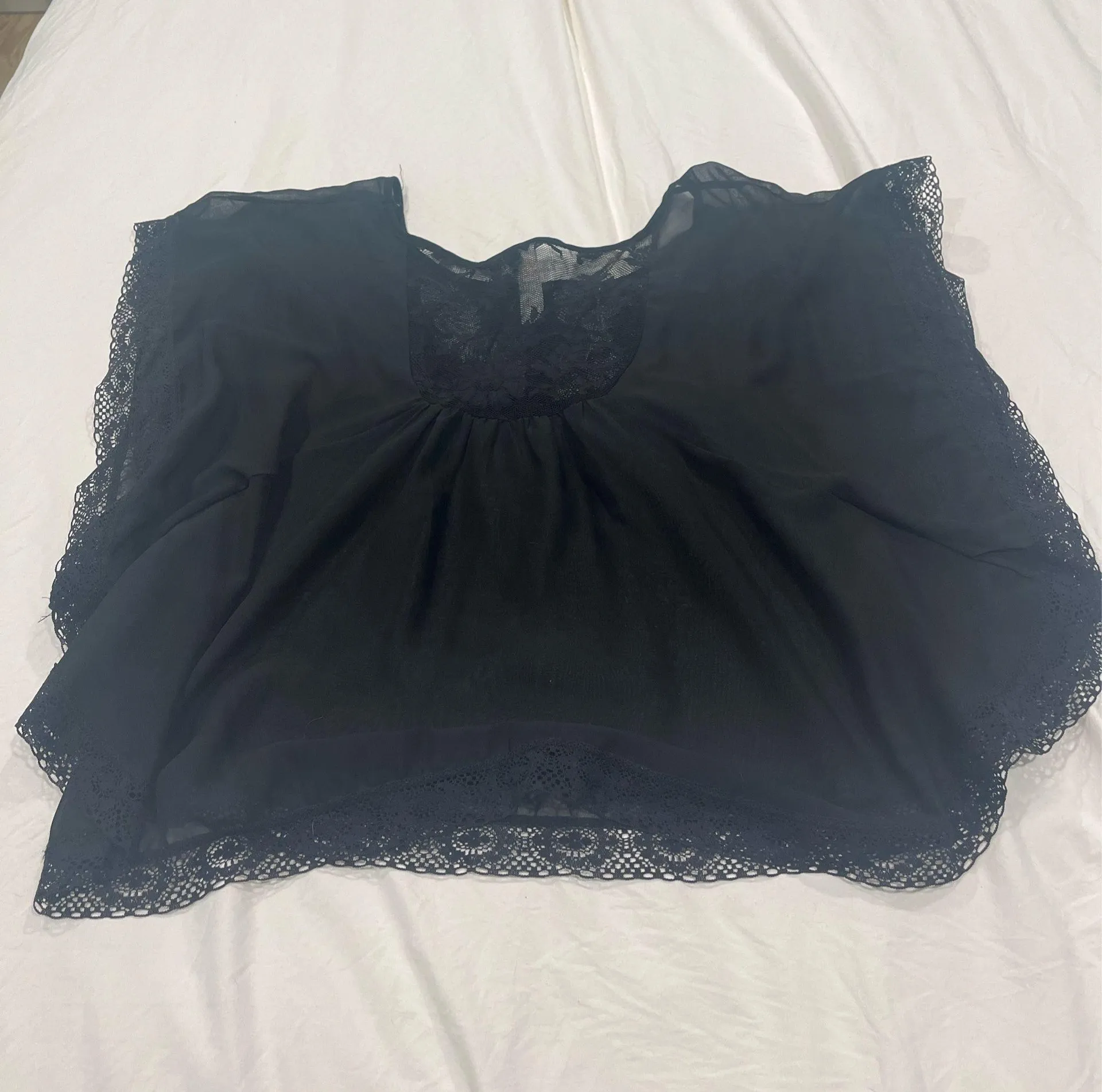Black Sheer Top - Image 2