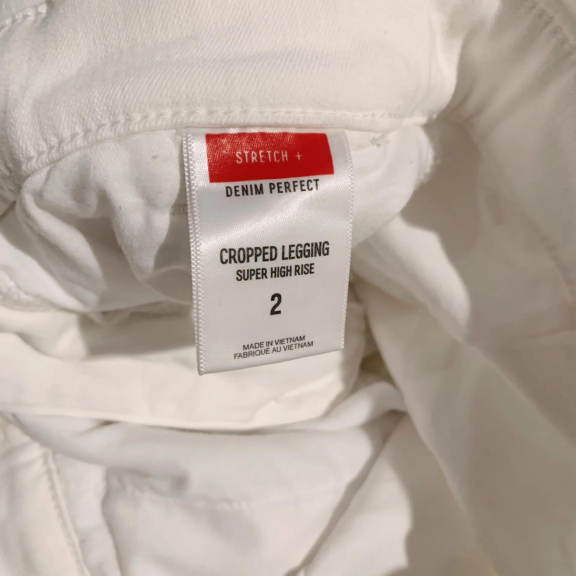 White Super High Rise Jeans - Image 4