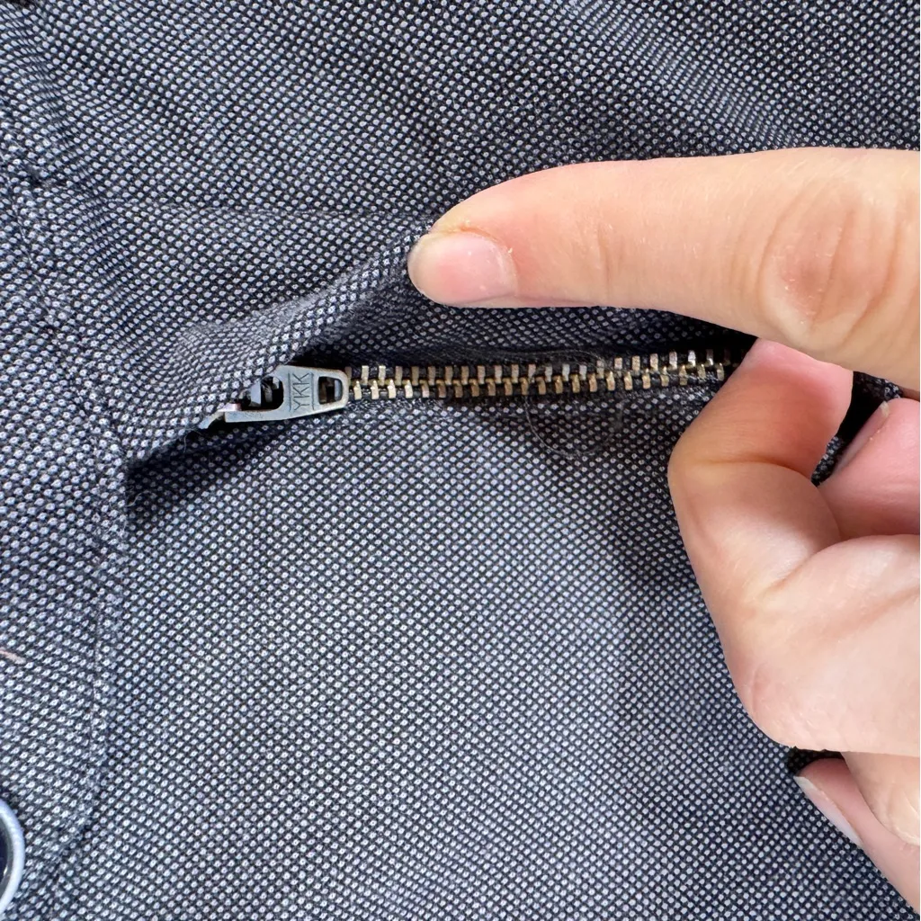 Ted Baker Blue Mid Rise Trouser Dress Pants Womens 28 Classic Preppy Slim Fit - Image 9