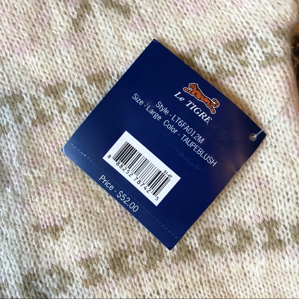 Le Tigre Sweater NWT Size L - Image 6