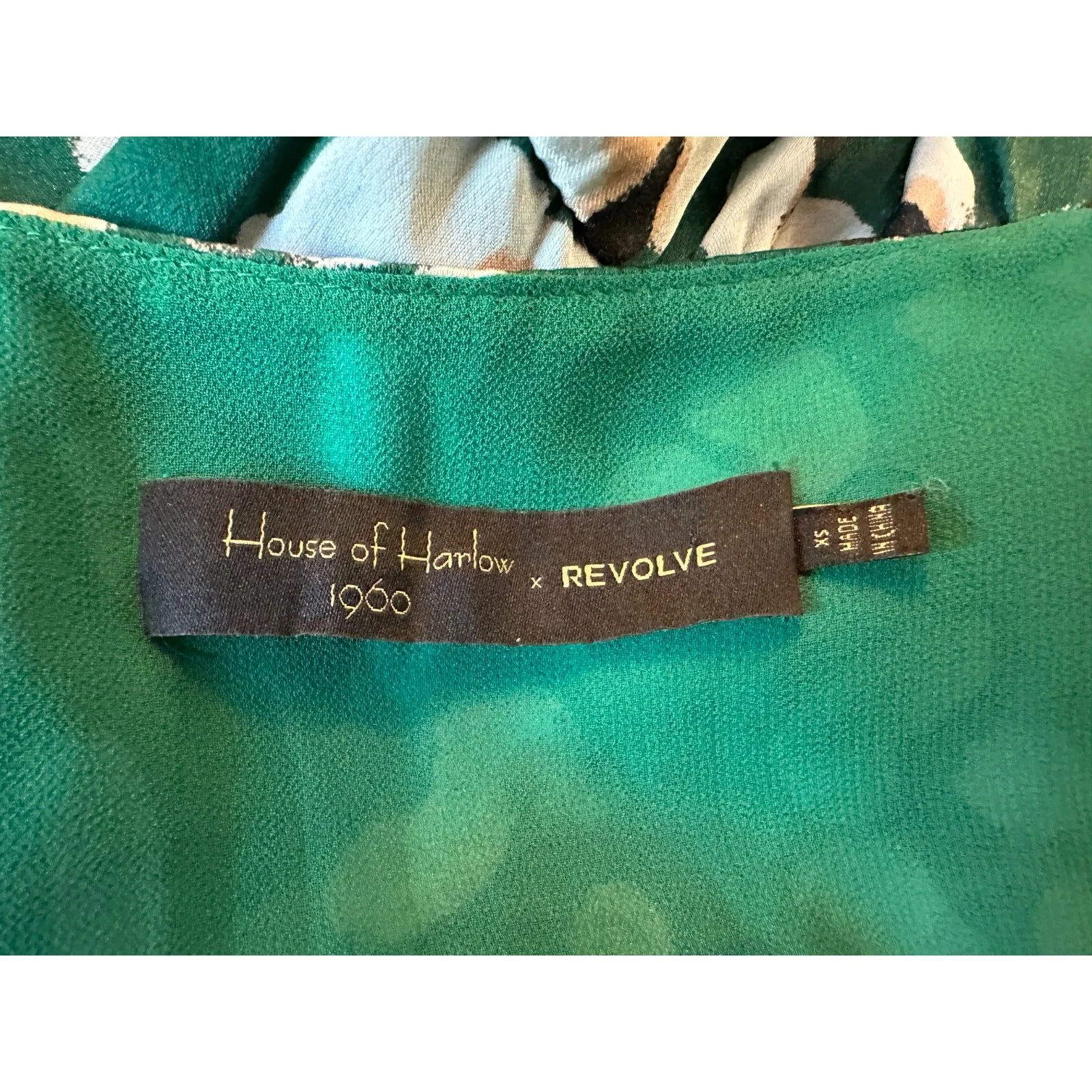 House of Harlowe x Revolve Rudy Jumpsuit Size XS Green - Image 5