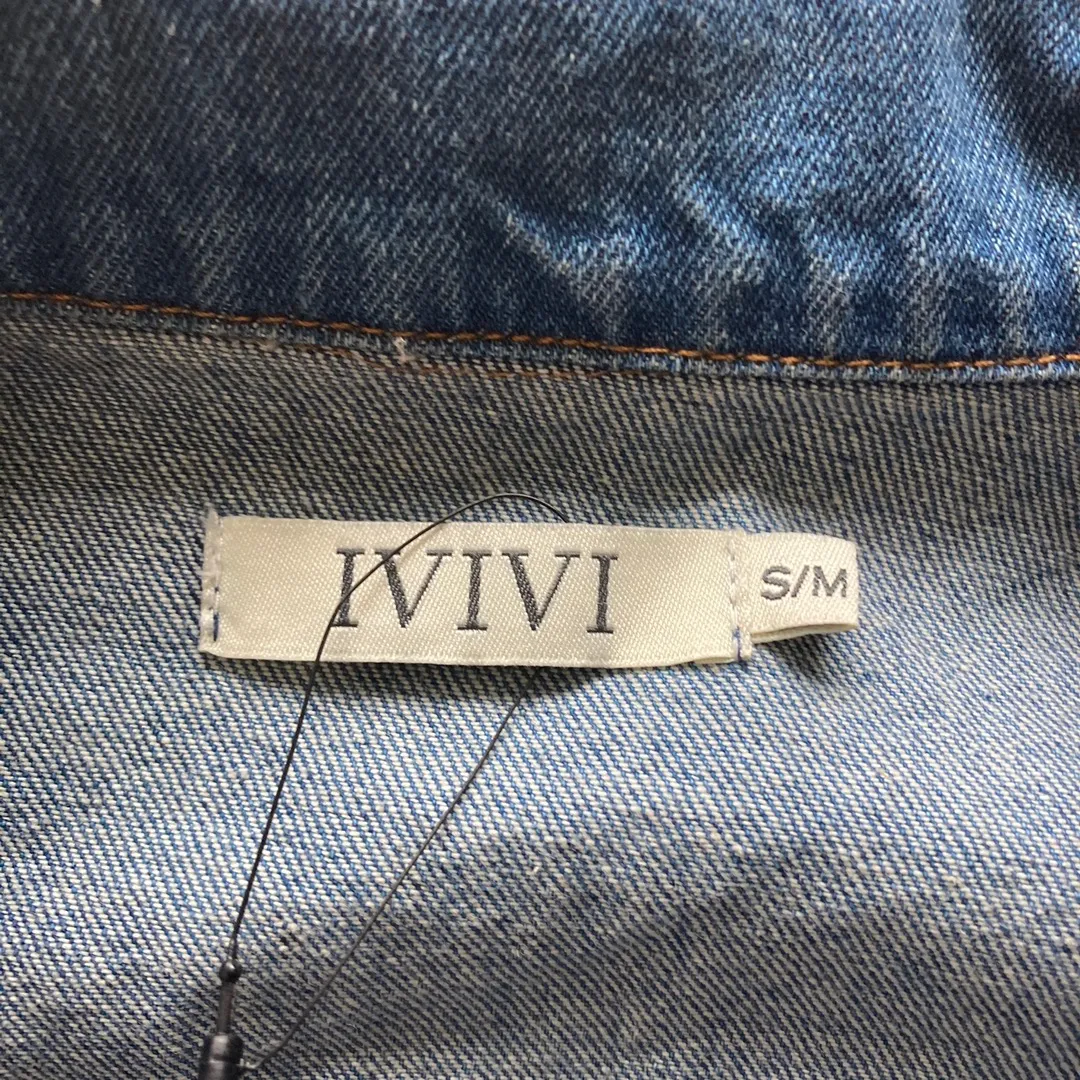 Boohoo Ivivi Lucy Longline Distressed Denim Jacket  - Image 8