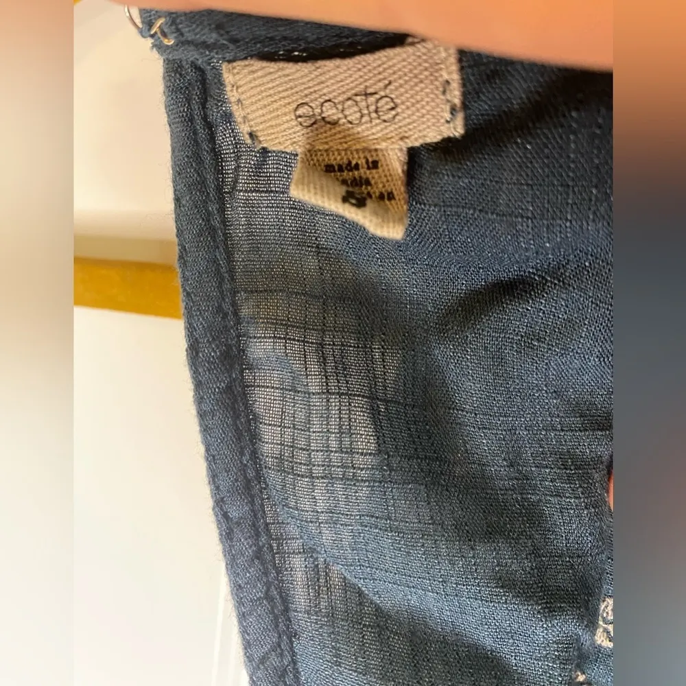 Ecoté Blue Tribal Pattern Halter Top - Image 10