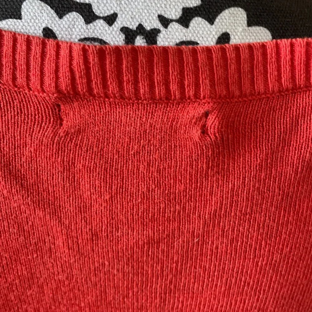 NEW YORK & COMPANY Orange Cardigan Size M - Image 8