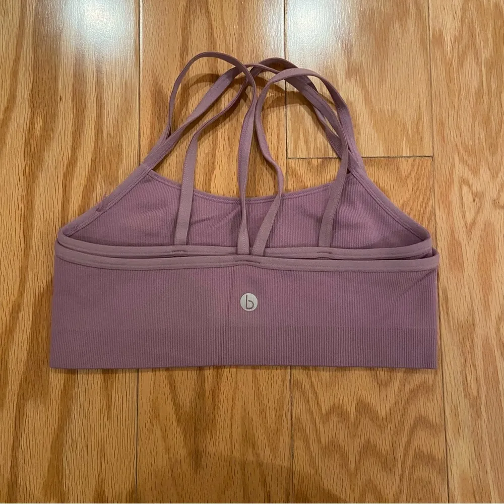 Women's Mauve Sports Bra - Image 2