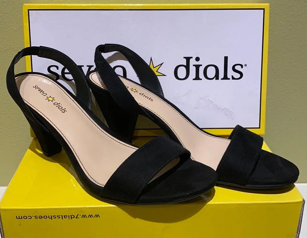 NEW !!!!! Slingback Black Suedette Shoes !!!! - Image 3