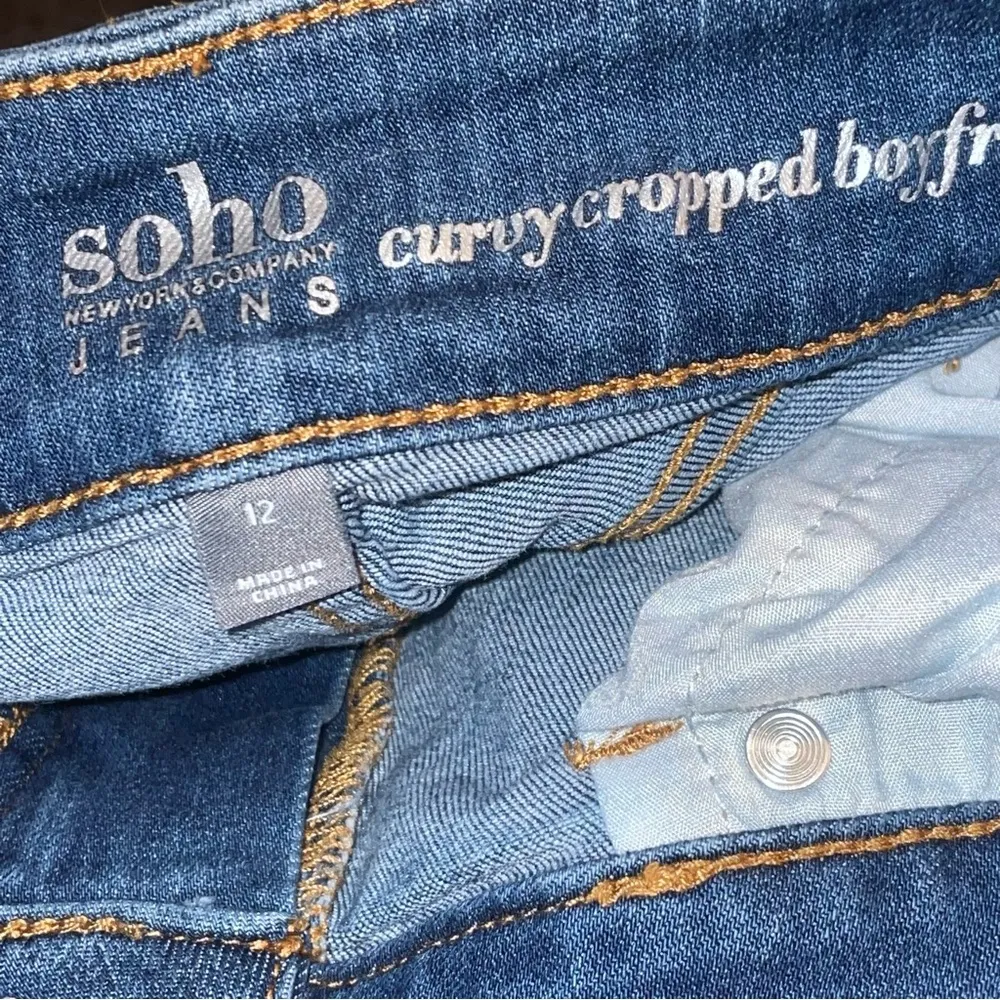 Soho distressed Curvy Cropped Boyfriend jeans - Image 6