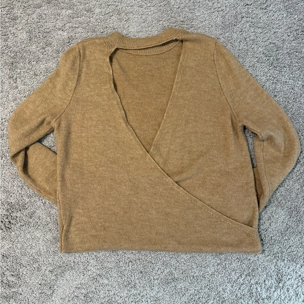 Stradivarius Camel Knit Sweater - Image 2