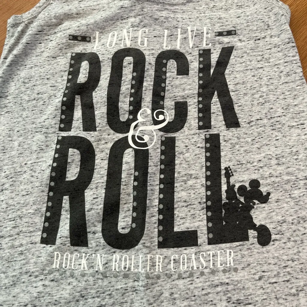 Size XS Disney Parks Hollywood Studios Rock N Roller Coaster Aerosmith Tank Top - Image 2