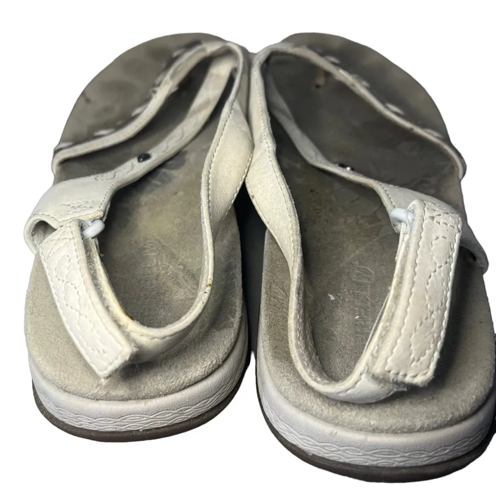 Merrell Steela Bloom Silver Birch Toe Ring Back Strap Sandals 8US/39EUR - Image 5