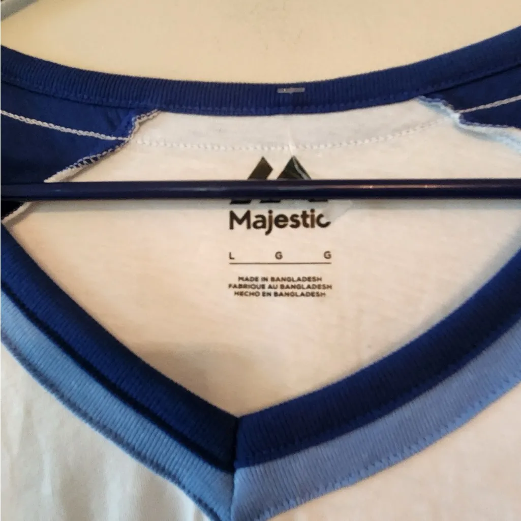 Kansas City Royals majestic v neck t shirt size womens large - Image 3