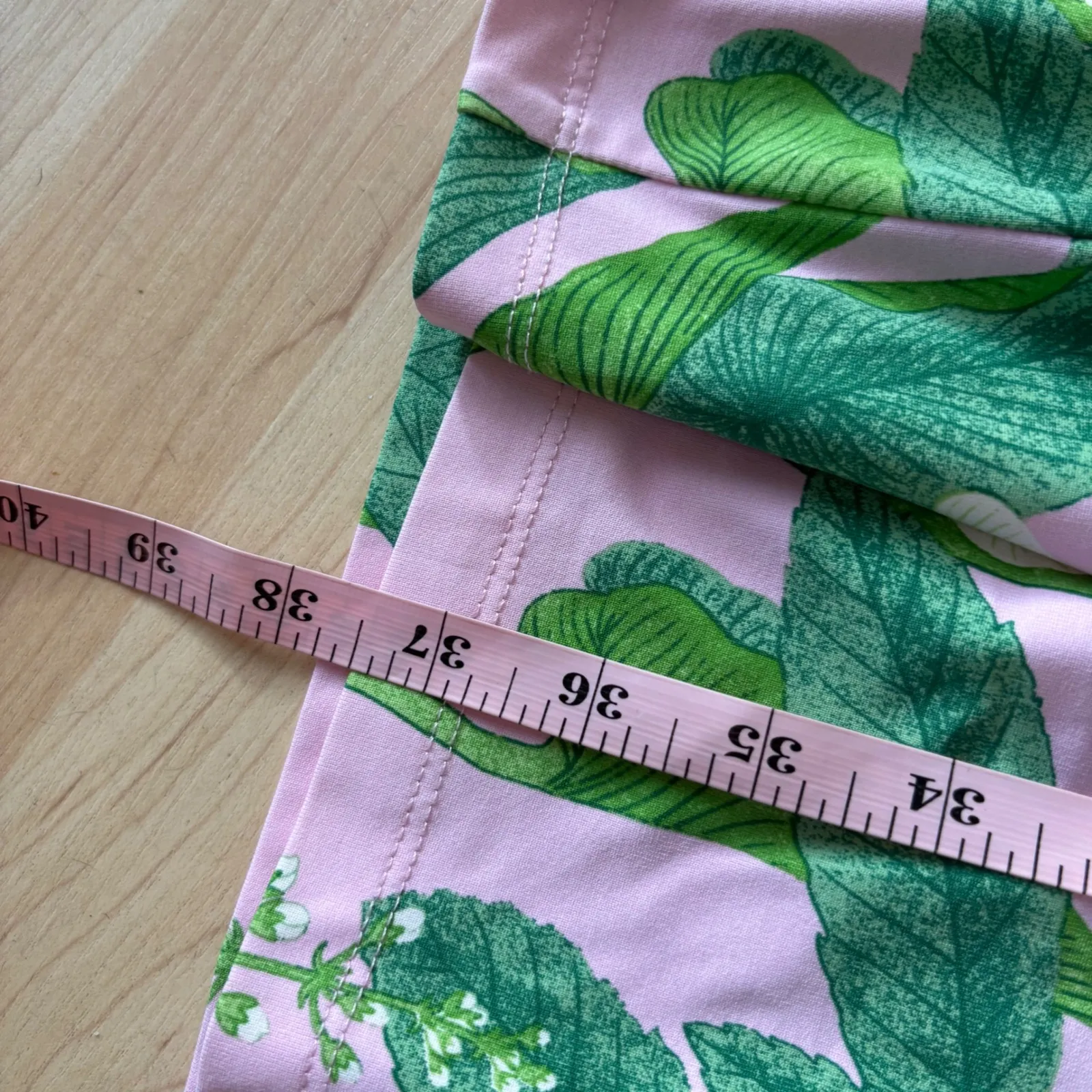 J. McLaughlin Ayla Dress In Lily Frond Size XL Pink Preppy Resortwear - Image 8