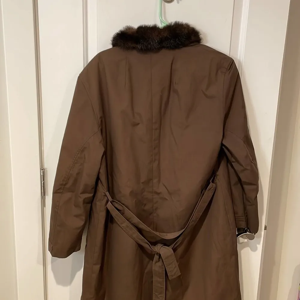 Vintage Jacobson’s Main Street brown winter coat size 14 - Image 10