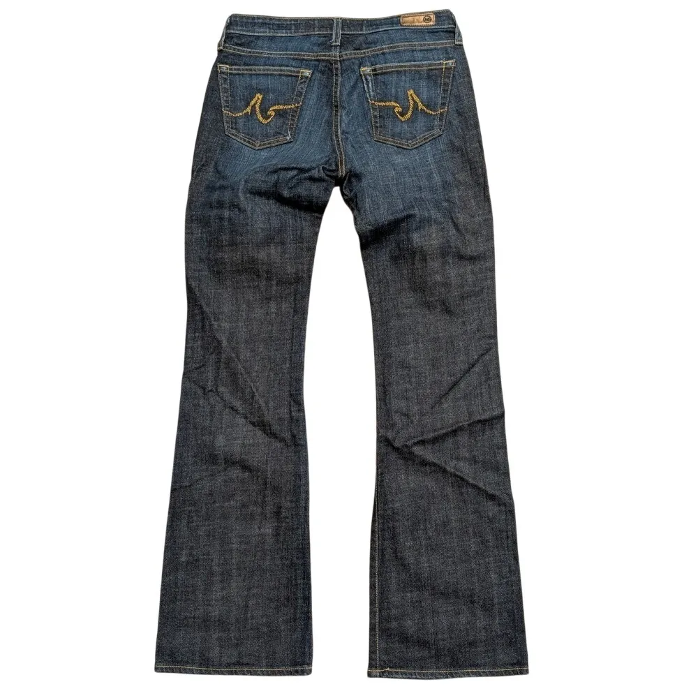 Vintage Y2K AG Adriano Goldschmied Jeans Womens 29 Dark Blue Boot Cut Angel 00s - Image 2