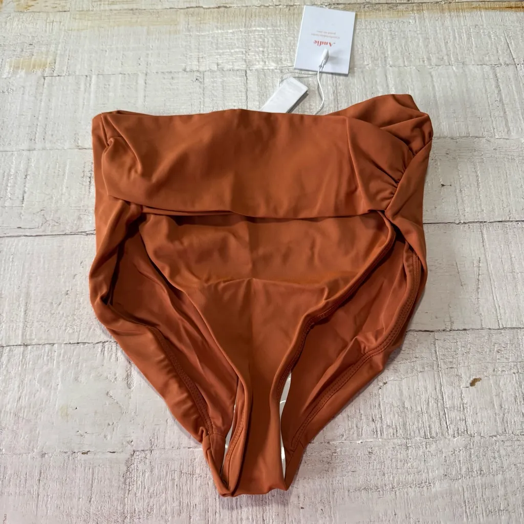 Andie‎ Swim The Barbados Bikini Bottom NWT size XS in Chestnut High Waist - Image 3