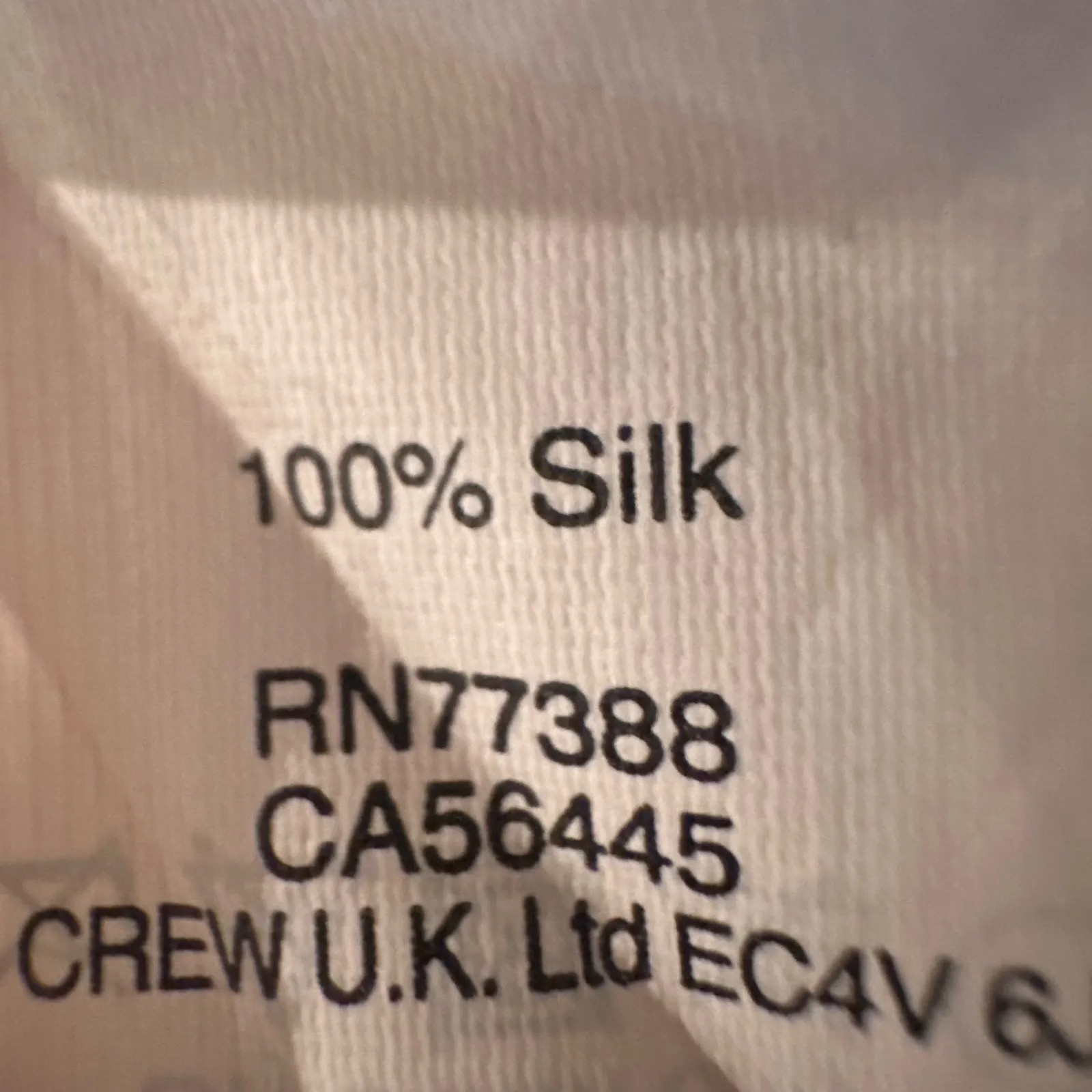 J. Crew Silk Career Button Up Blouse Women's 4 Black White Hearts Classic Preppy - Image 7