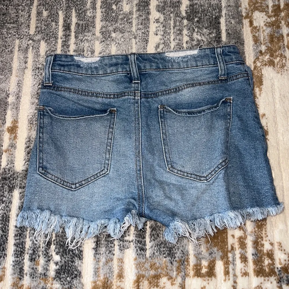 Ripped Jean Shorts - Image 2